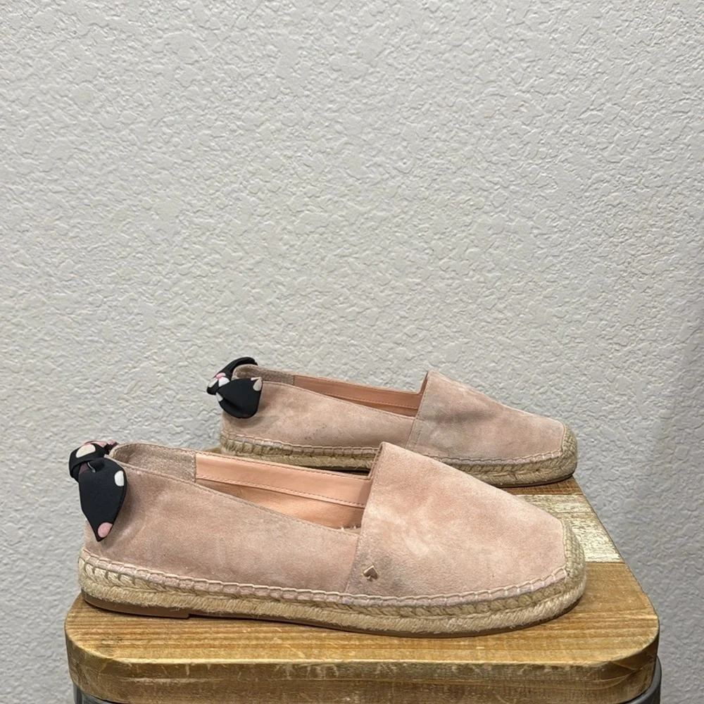 Kate Spade Grayson Suede Slip On Espadrille Size 8.5